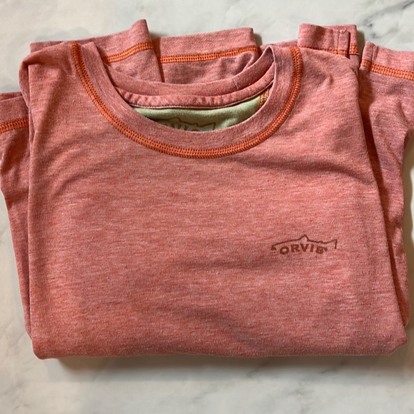 Orvis Shirts Mens Orange Orvis Trout Bum Shirt Poshmark